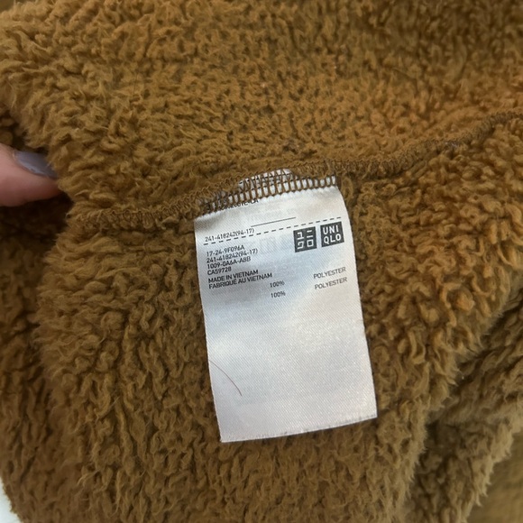 UNIQLO FLUFFY FLEECE ZIPPED JACKET SIZE S - Picture 4 of 5